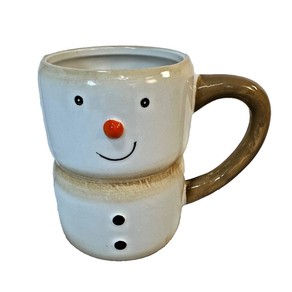Marshmallow Snowman Holiday Time Christmas Winter Mug Decorative